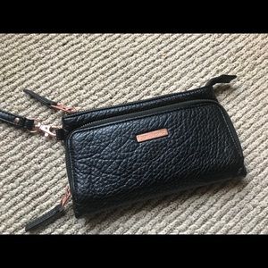 Black Billabong Faux Leather Wallet